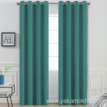 Teal Blackout Curtains with grommet